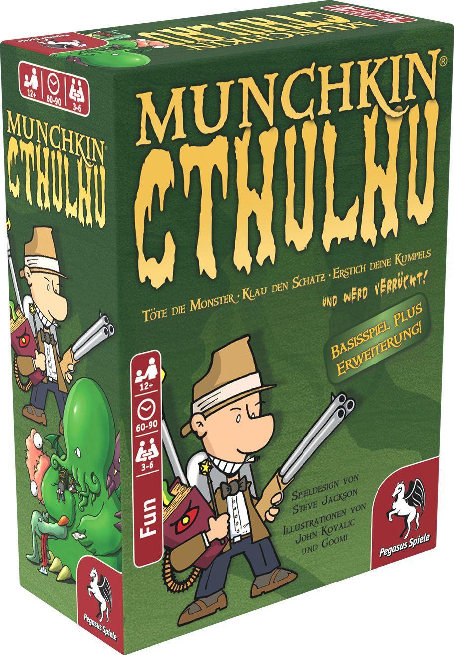 Vorderes Coverbild Munchkin Cthulhu 1+2