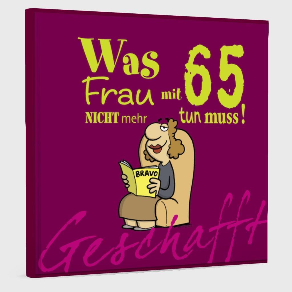 Beispielinhalt (Bild) Geschafft! Was Frau mit 65 nicht mehr tun muss!