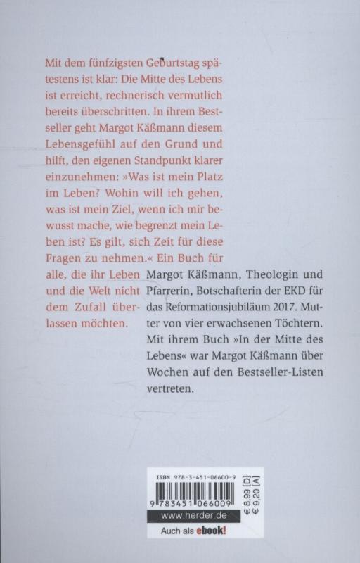 Rückseitencover In der Mitte des Lebens