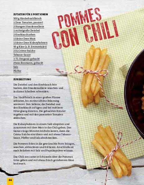 Beispielinhalt (Bild) Pommes Frites