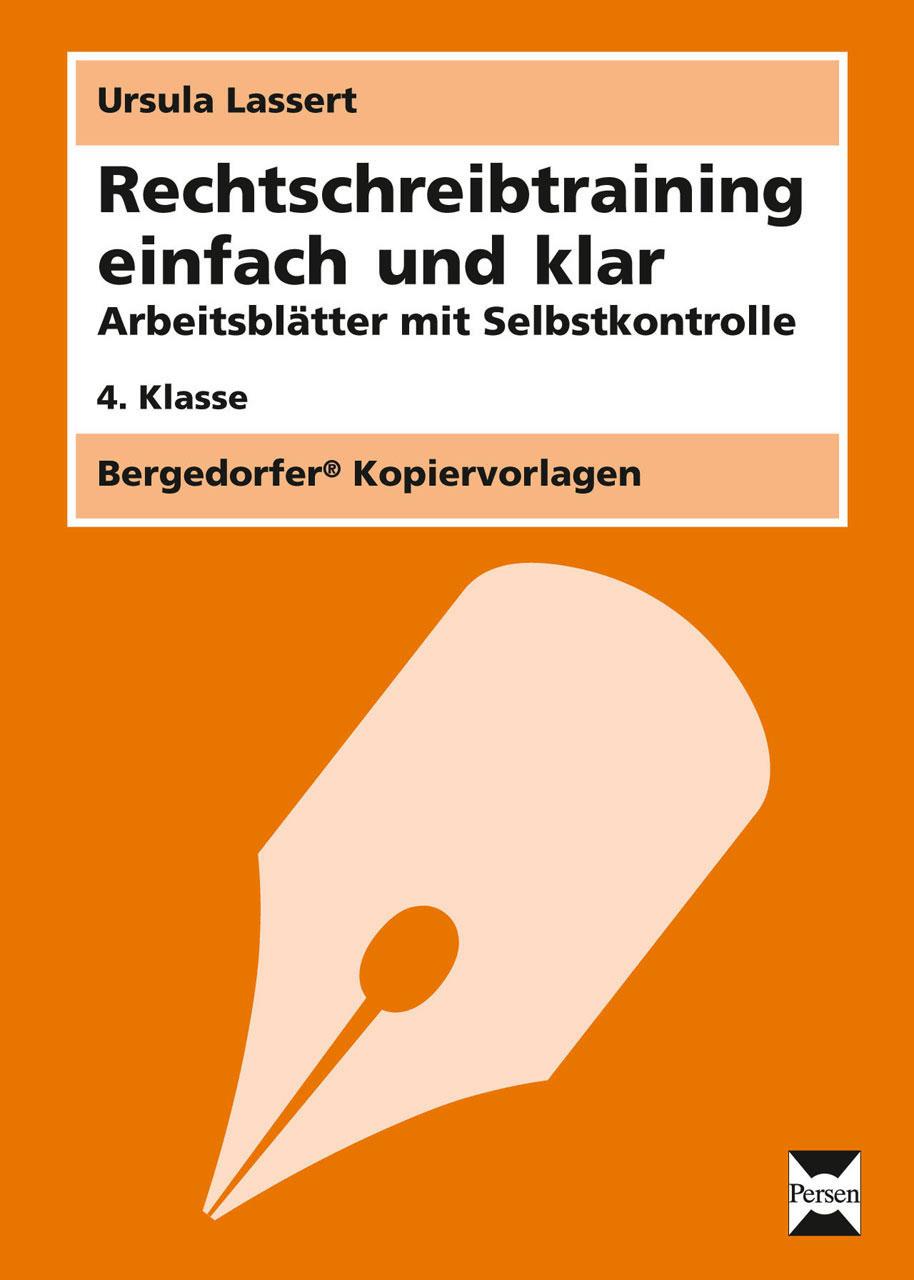 Vorderes Coverbild Rechtschreibtraining einfach und klar - 4. Kl.