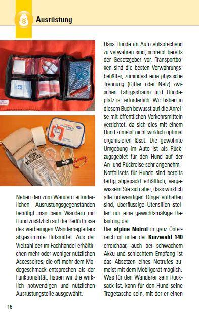 Beispielinhalt (Bild) Bergwandern mit Hund