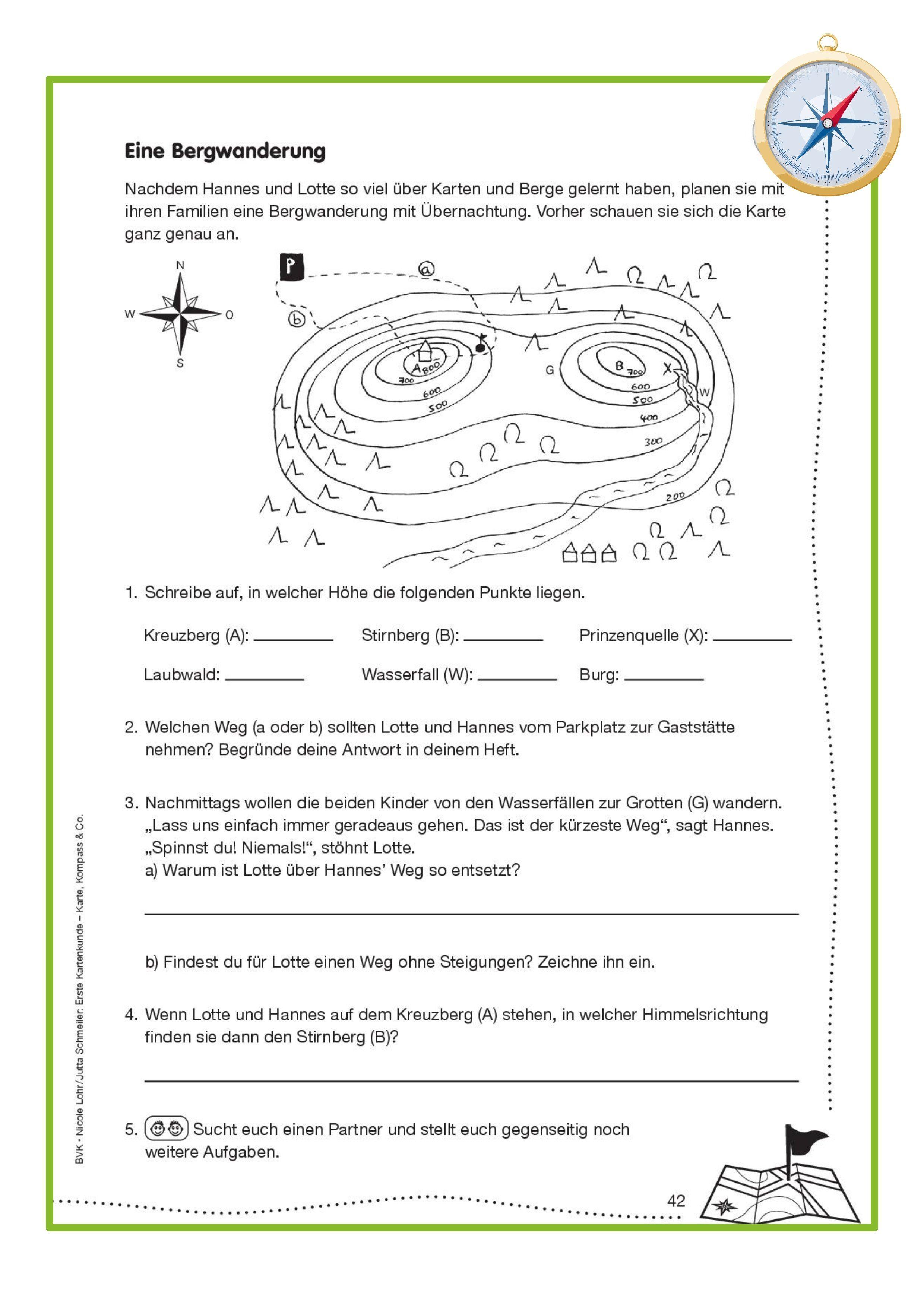 Beispielinhalt (Bild) Erste Kartenkunde