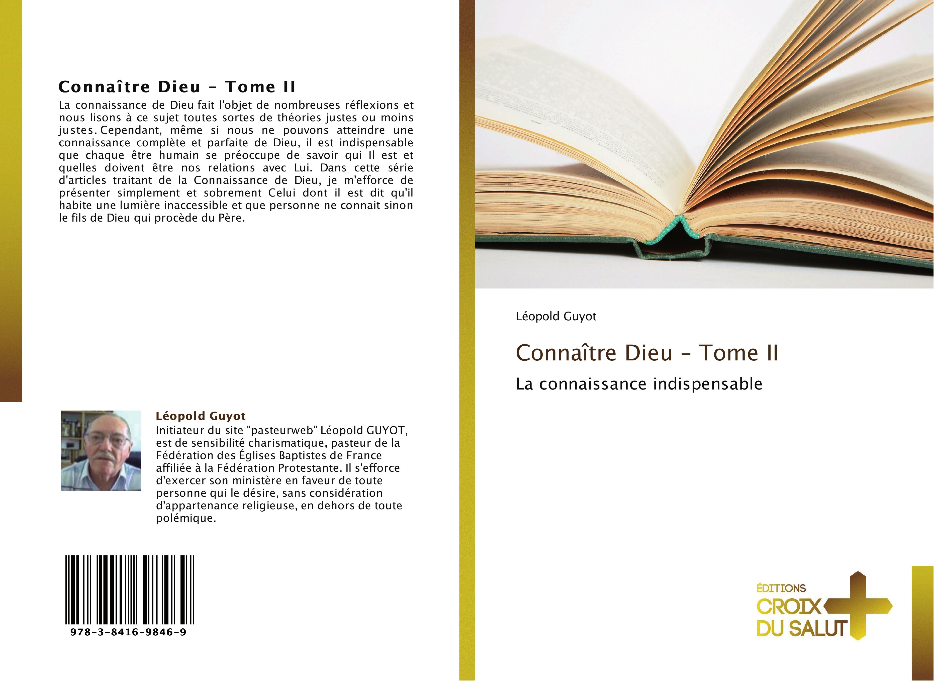 Vorderes Coverbild Connaître Dieu - Tome II