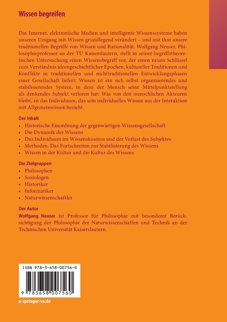 Rückseitencover Wissen begreifen