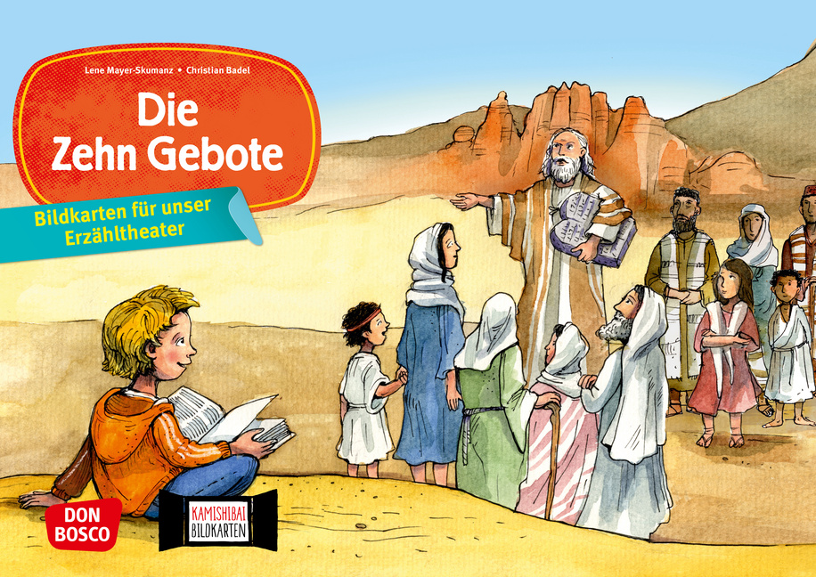 Vorderes Coverbild Bildkarten für unser Erzähltheater: Die Zehn Gebote