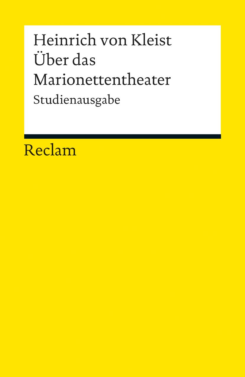 Vorderes Coverbild Über das Marionettentheater