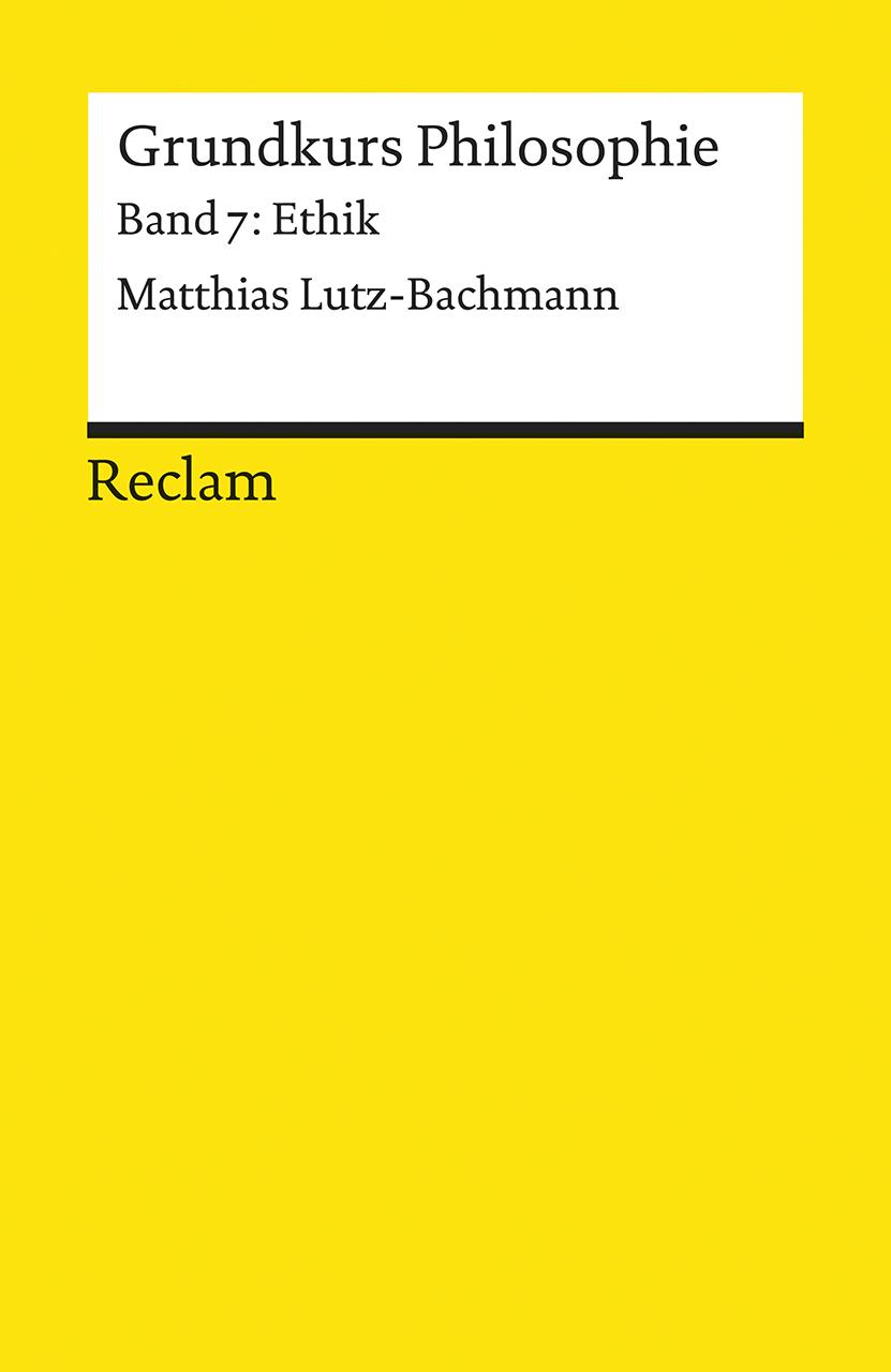 Vorderes Coverbild Grundkurs Philosophie / Ethik
