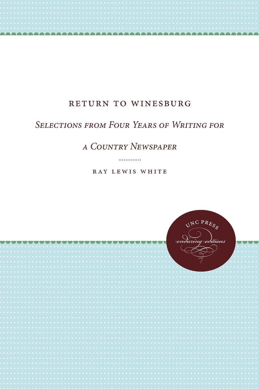 Vorderes Coverbild Return to Winesburg