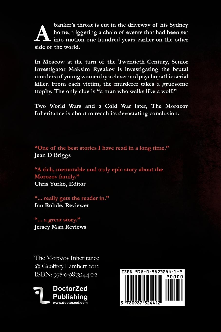 Rückseitencover The Morozov Inheritance