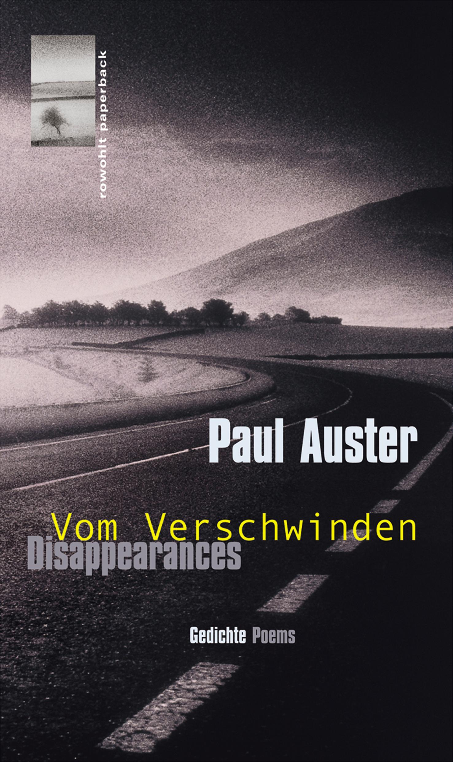 Vorderes Coverbild Vom Verschwinden. Disappearances