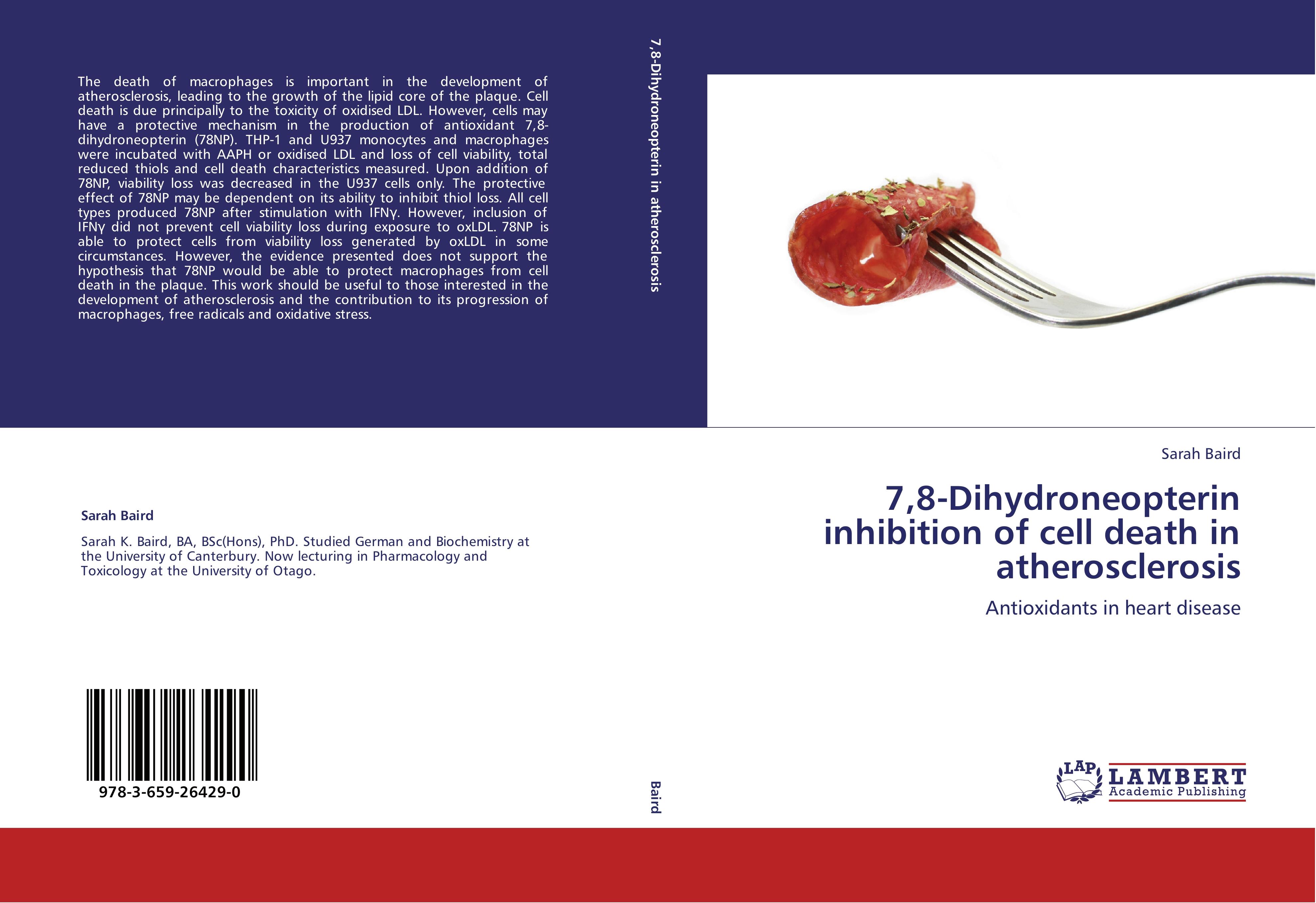 Vorderes Coverbild 7,8-Dihydroneopterin inhibition of cell death in atherosclerosis