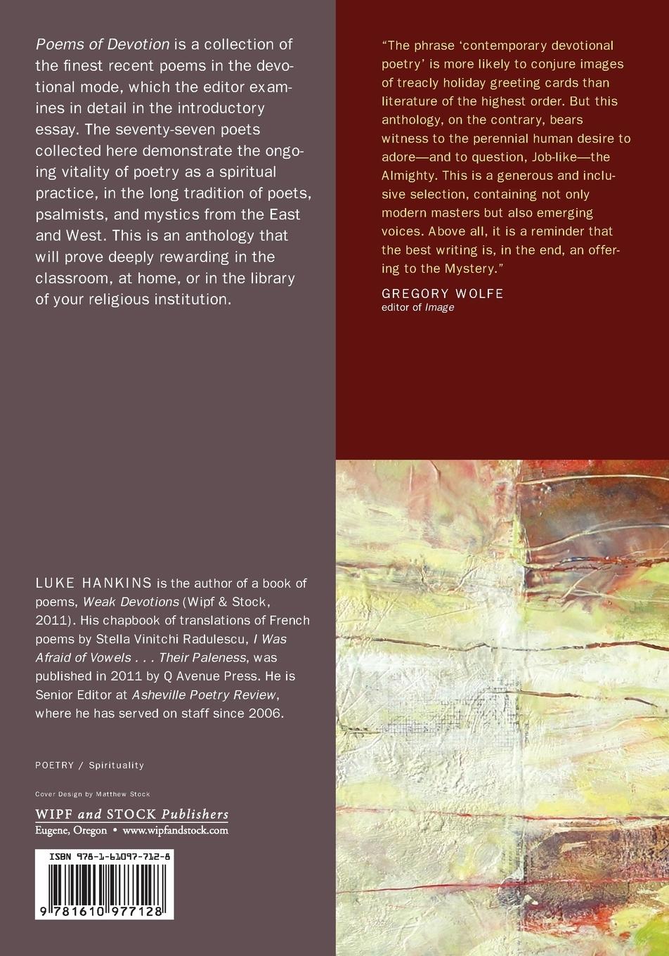 Rückseitencover Poems of Devotion