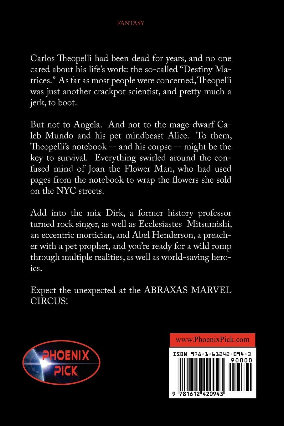 Rückseitencover The Abraxas Marvel Circus