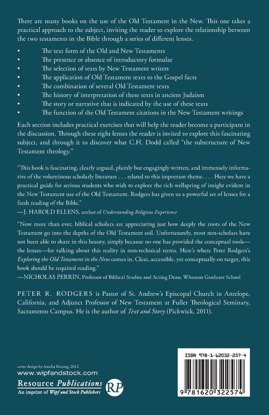 Rückseitencover Exploring the Old Testament in the New