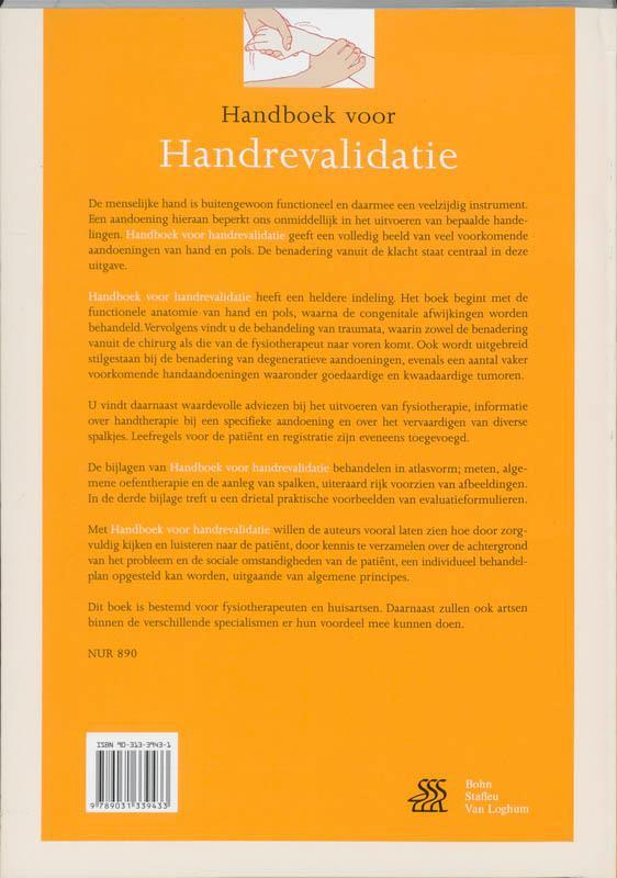 Rückseitencover Handboek Voor Handrevalidatie