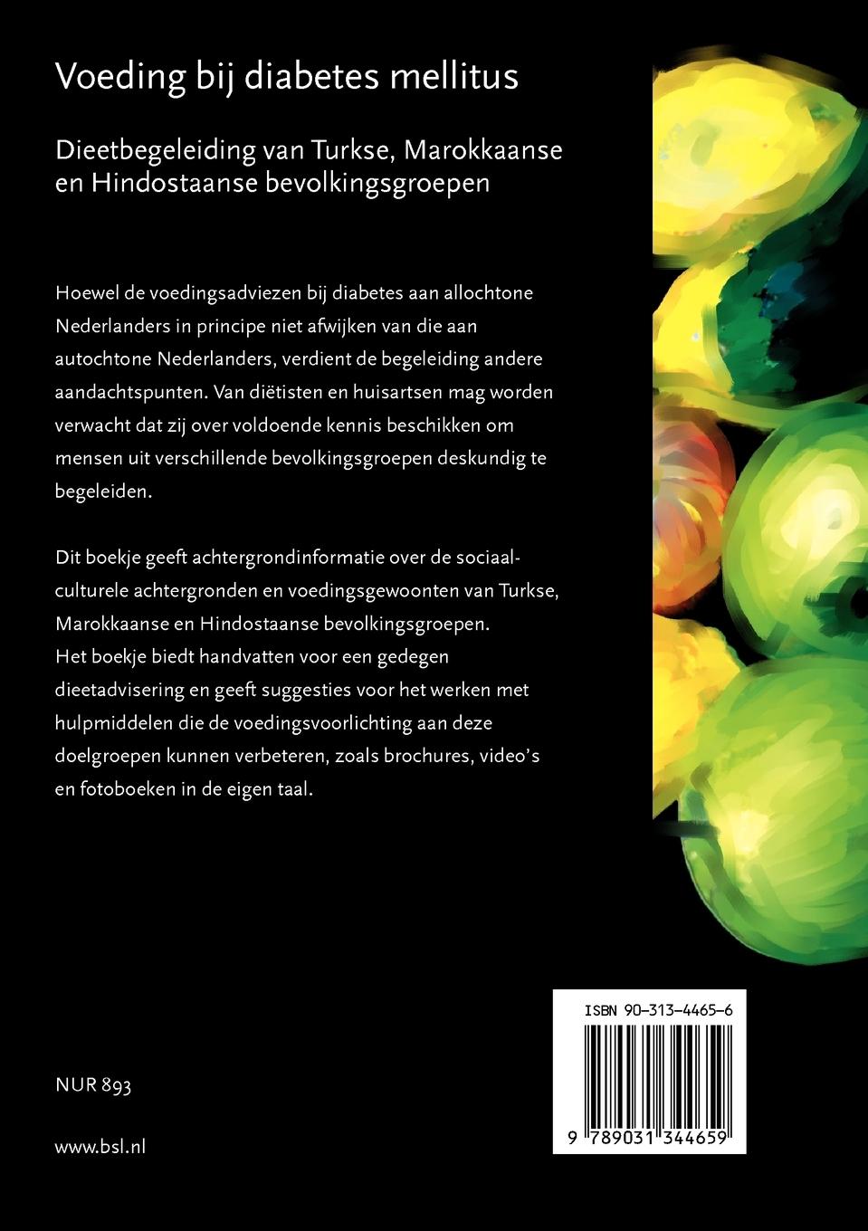 Rückseitencover Voeding Bij Diabetes Mellitus