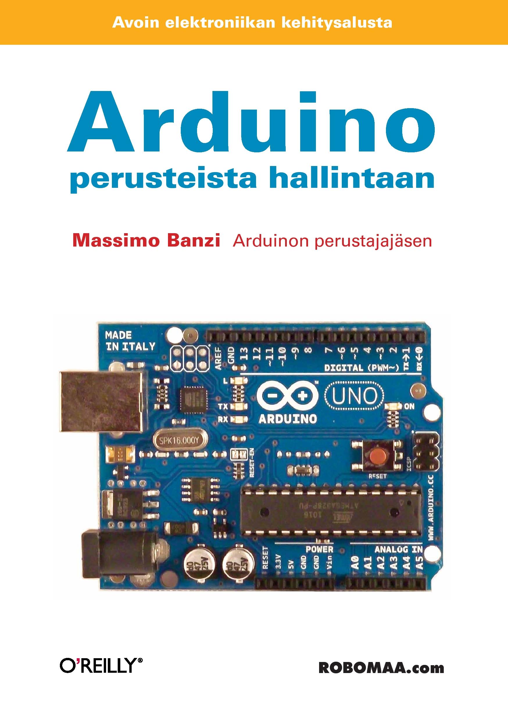 Vorderes Coverbild Arduino - perusteista hallintaan