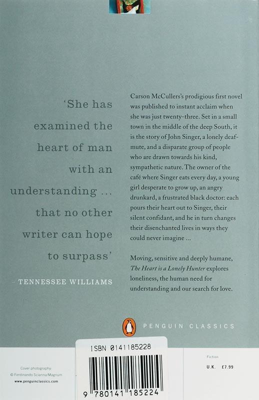 Rückseitencover The Heart is a Lonely Hunter