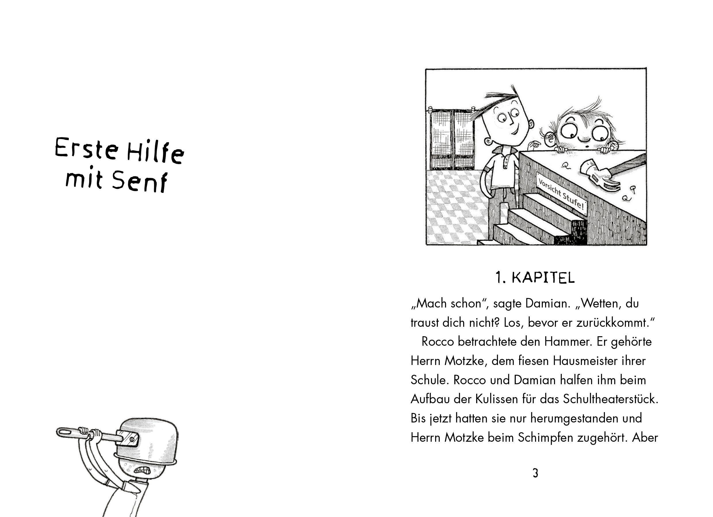 Beispielinhalt (Bild) Rocco Randale 09 - Erste Hilfe mit Senf