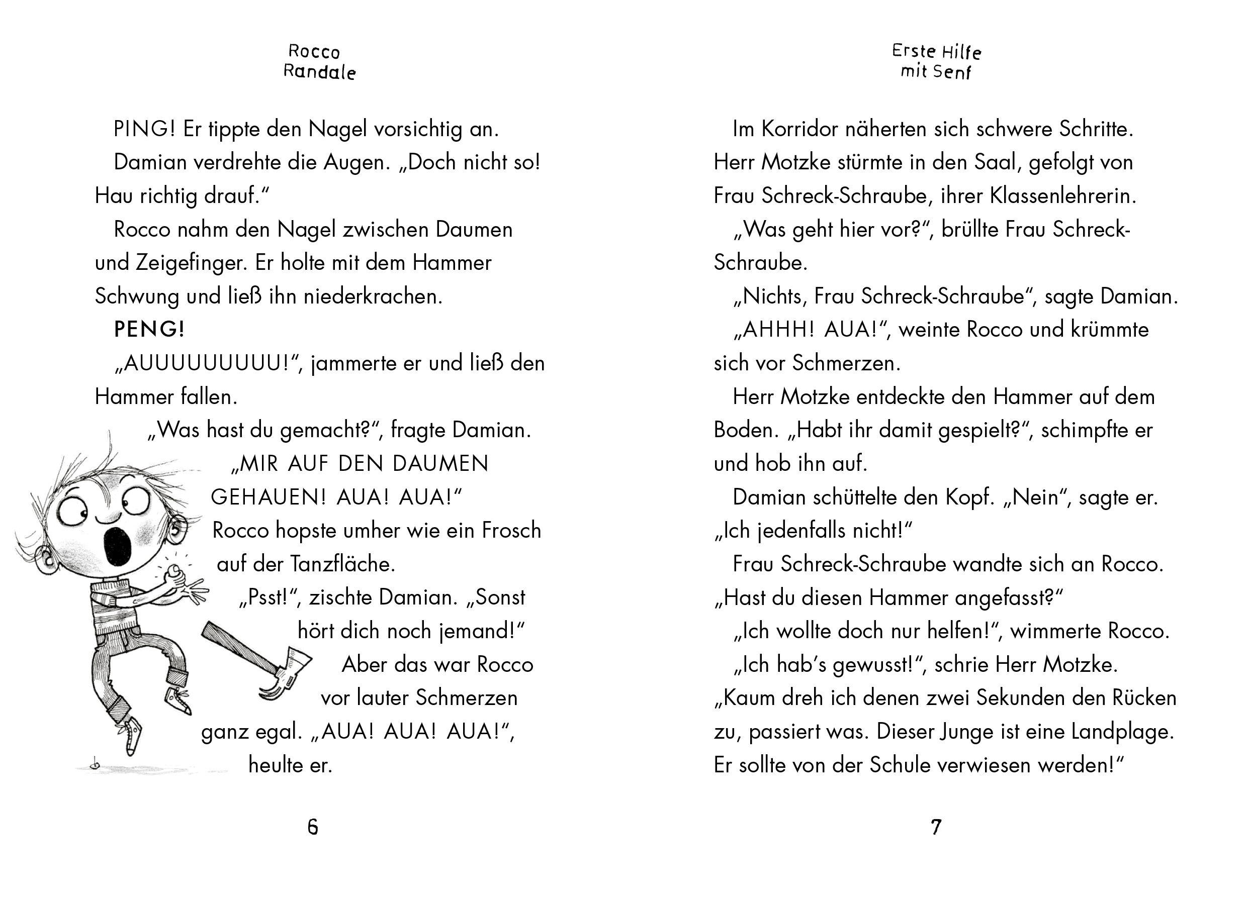 Beispielinhalt (Bild) Rocco Randale 09 - Erste Hilfe mit Senf