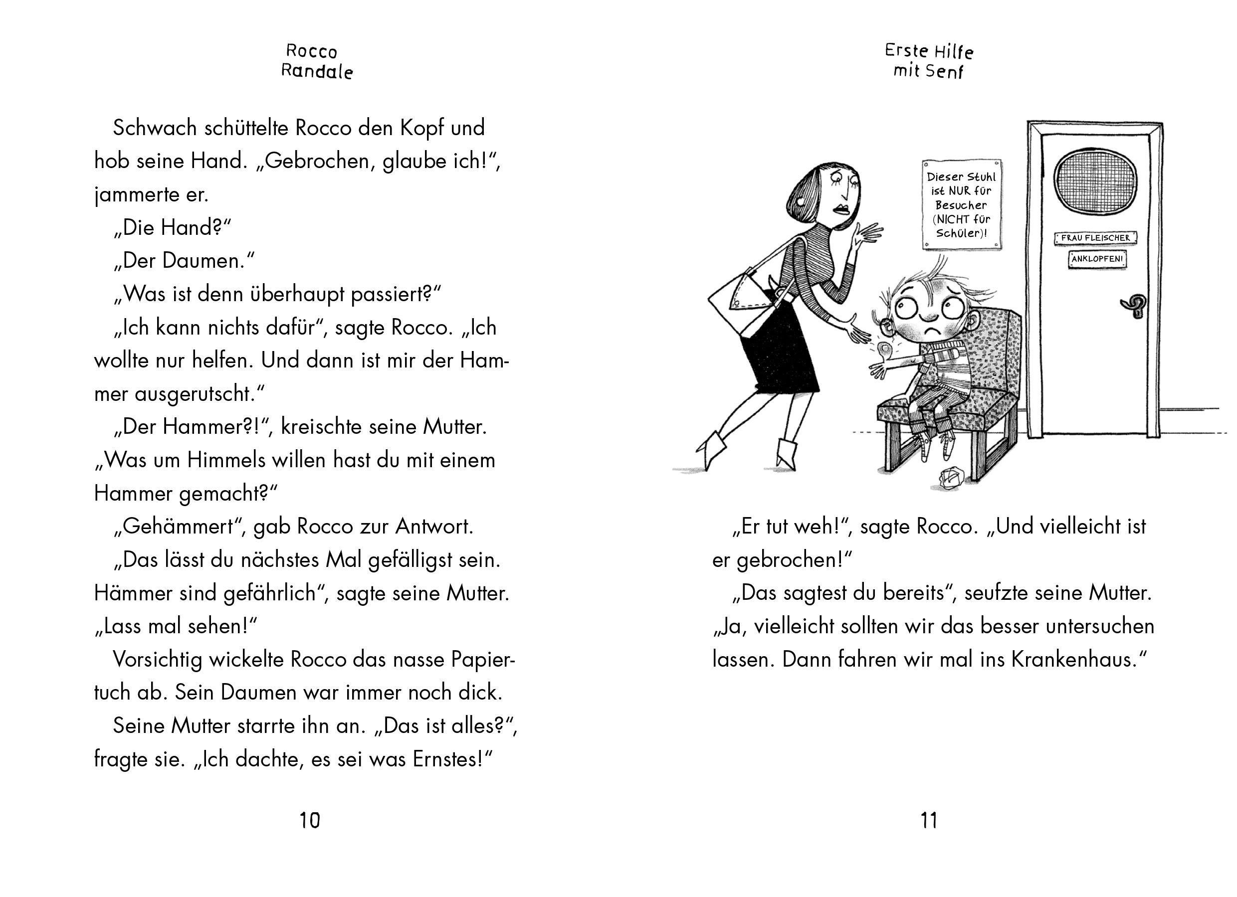 Beispielinhalt (Bild) Rocco Randale 09 - Erste Hilfe mit Senf