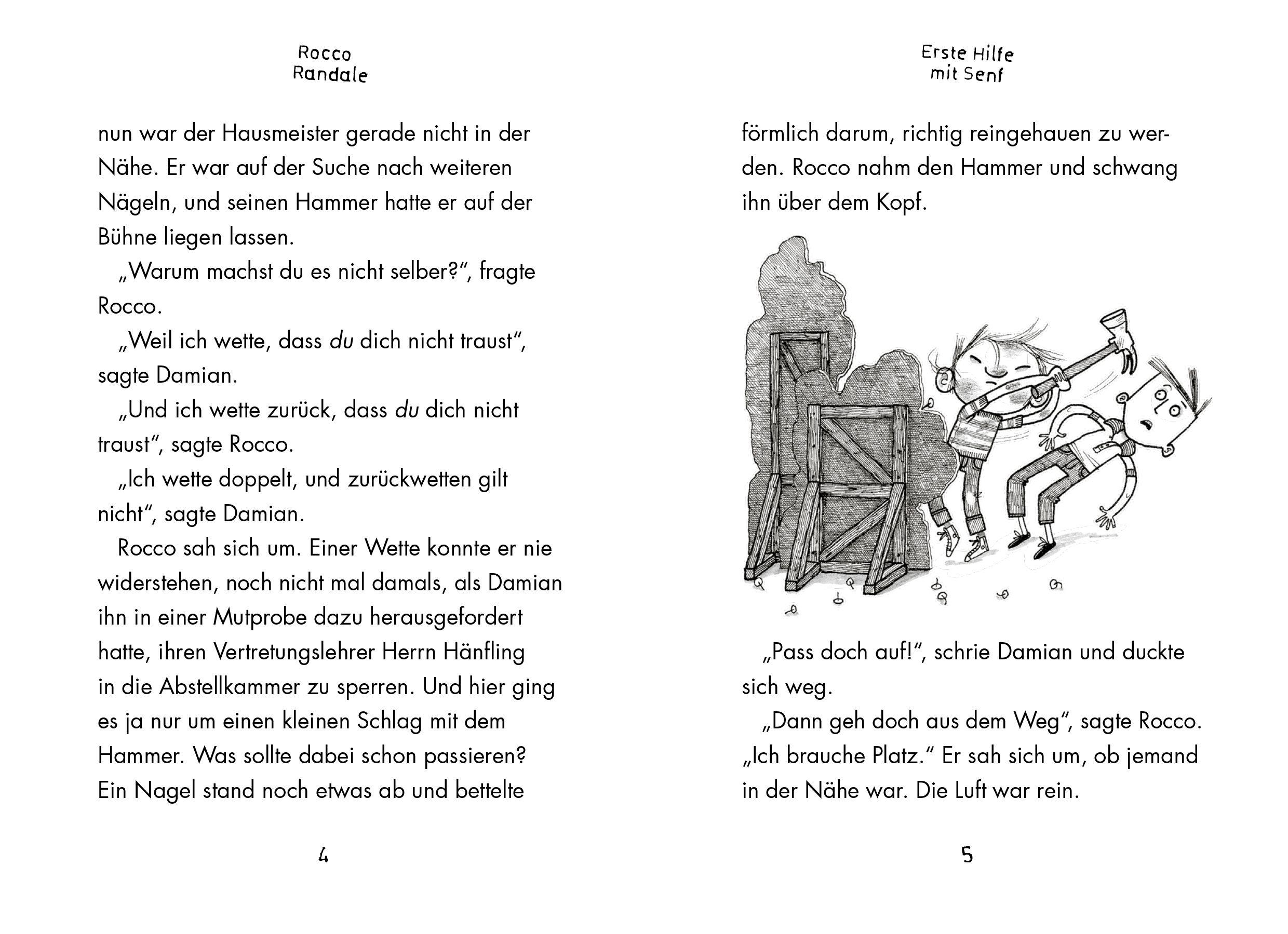 Beispielinhalt (Bild) Rocco Randale 09 - Erste Hilfe mit Senf