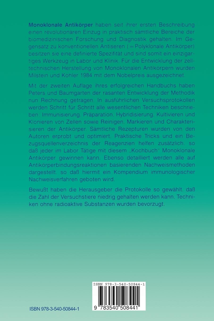 Rückseitencover Monoklonale Antikörper