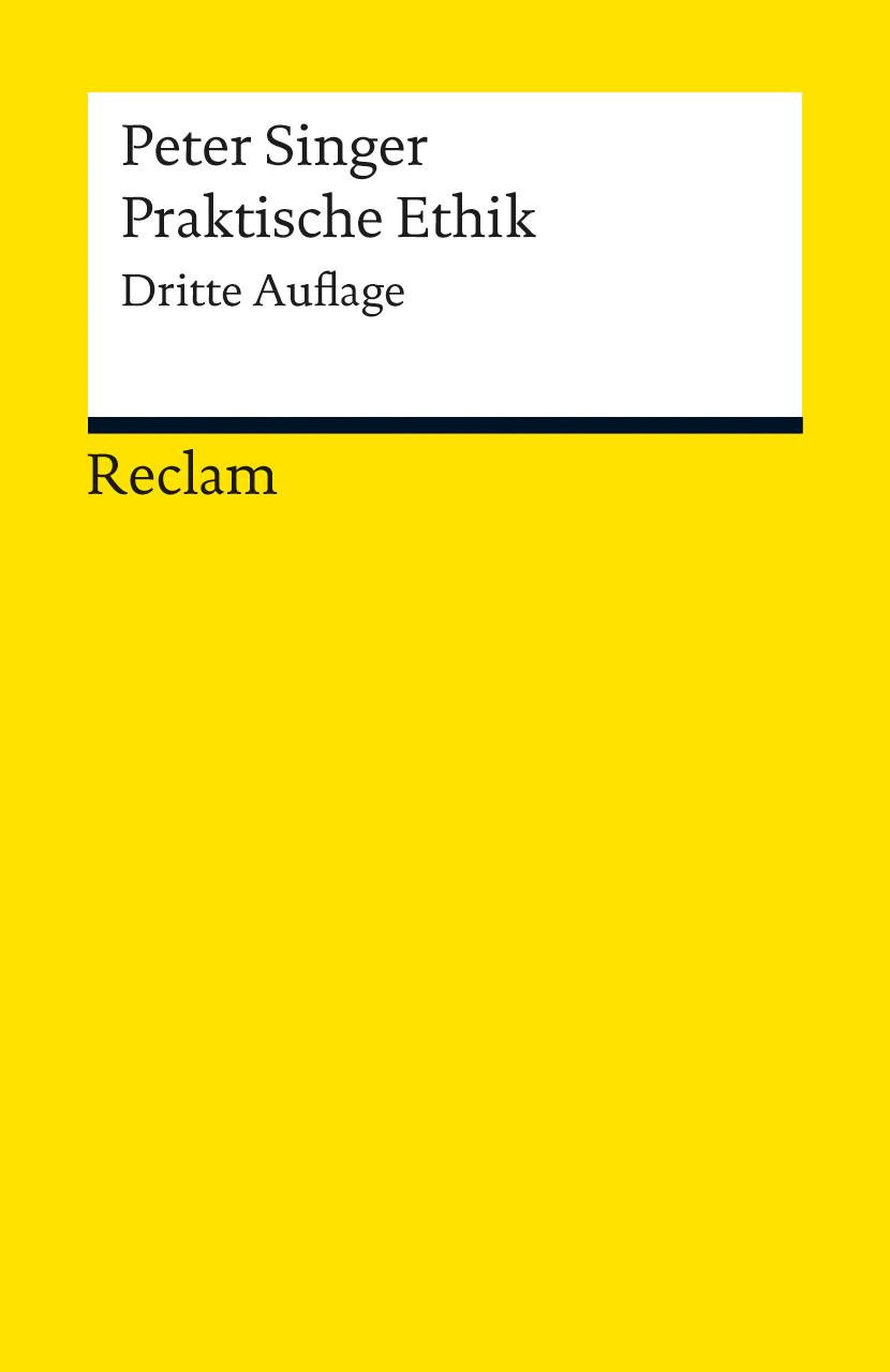 Vorderes Coverbild Praktische Ethik