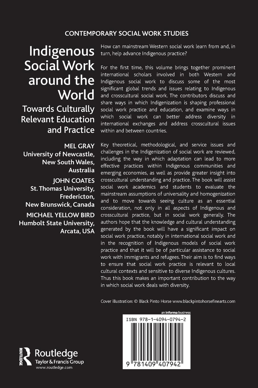 Rückseitencover Indigenous Social Work around the World