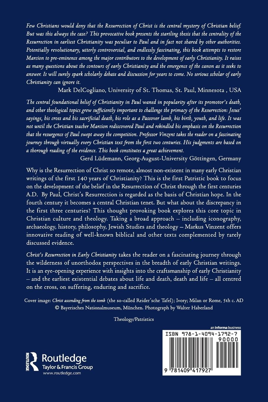 Rückseitencover Christ's Resurrection in Early Christianity