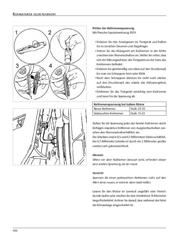 Beispielinhalt (Bild) Handbuch 911 Typ 993