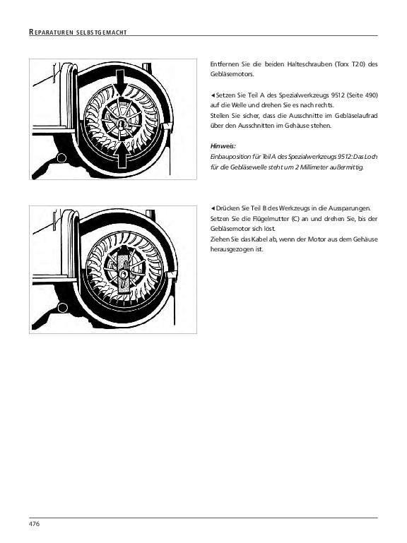 Beispielinhalt (Bild) Handbuch 911 Typ 993