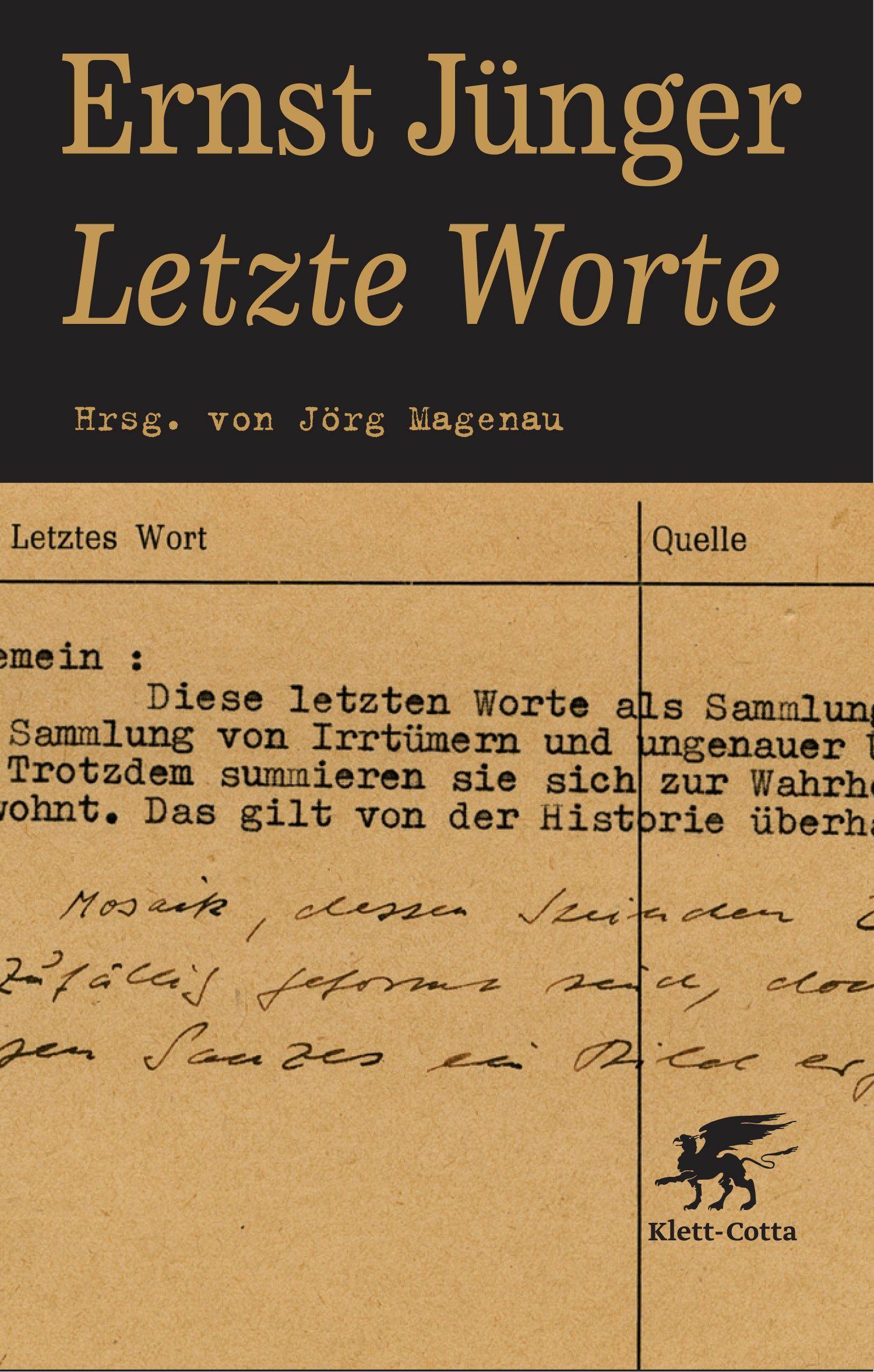 Vorderes Coverbild Letzte Worte