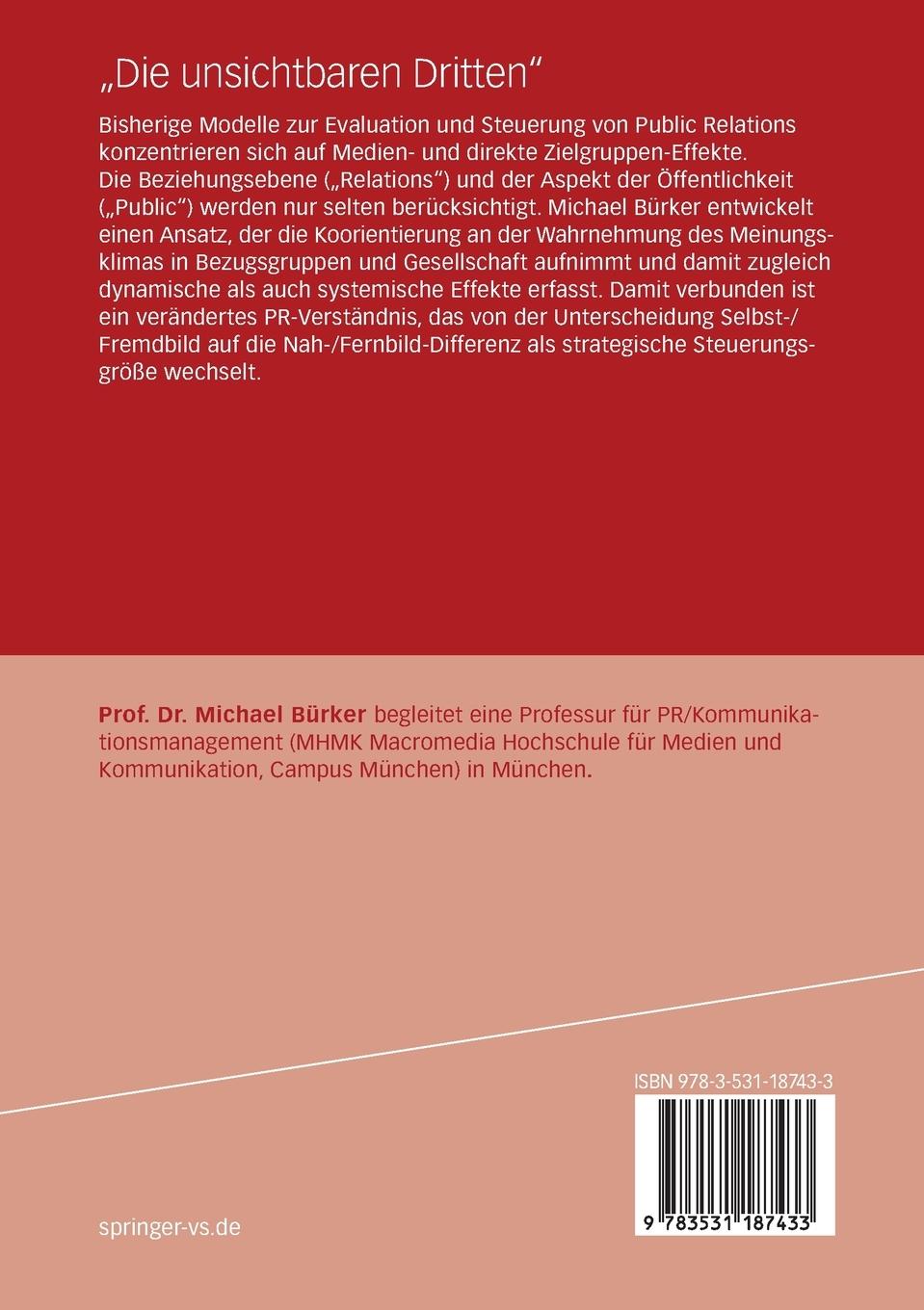 Rückseitencover "Die unsichtbaren Dritten"