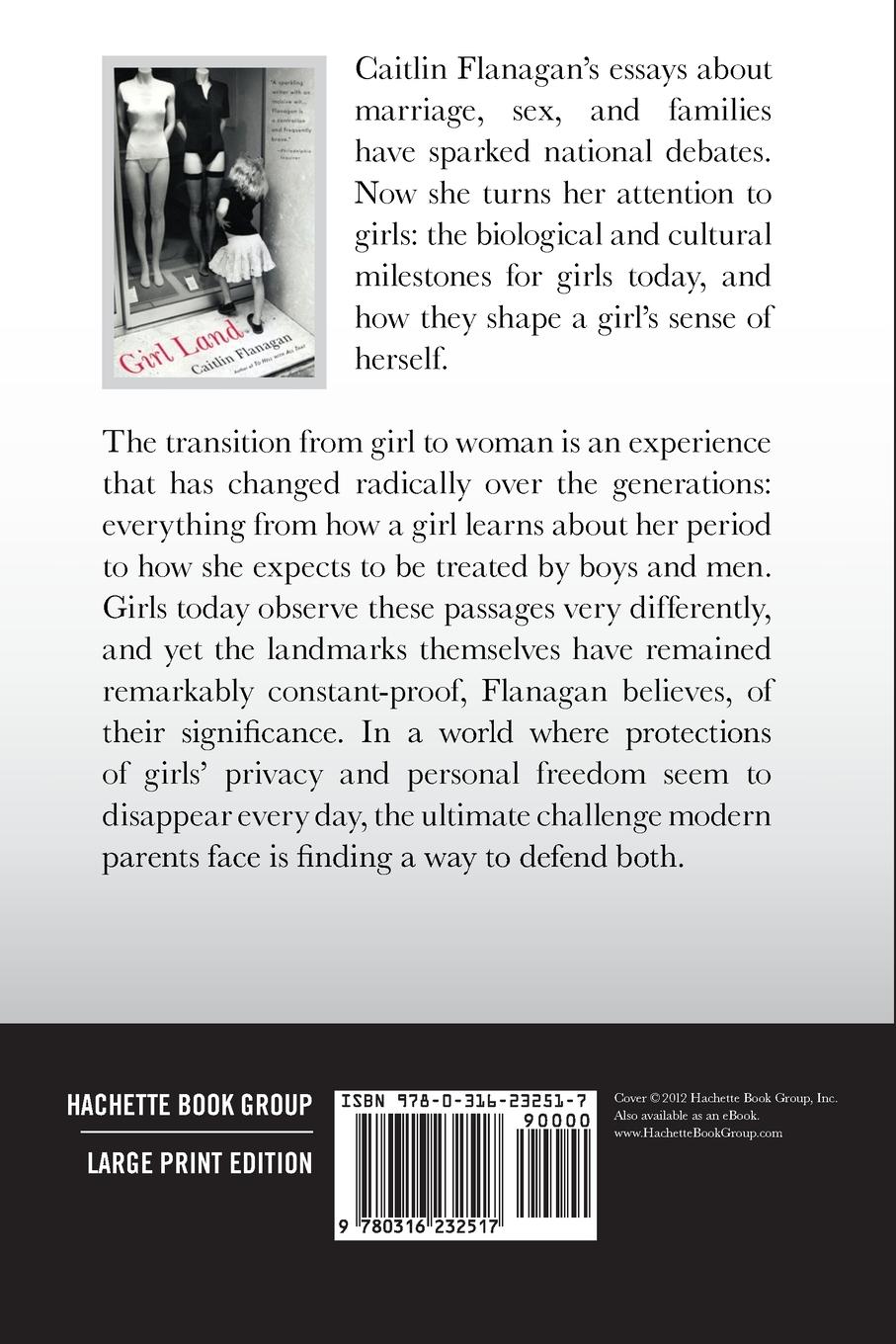 Rückseitencover Girl Land (Large Print Edition)