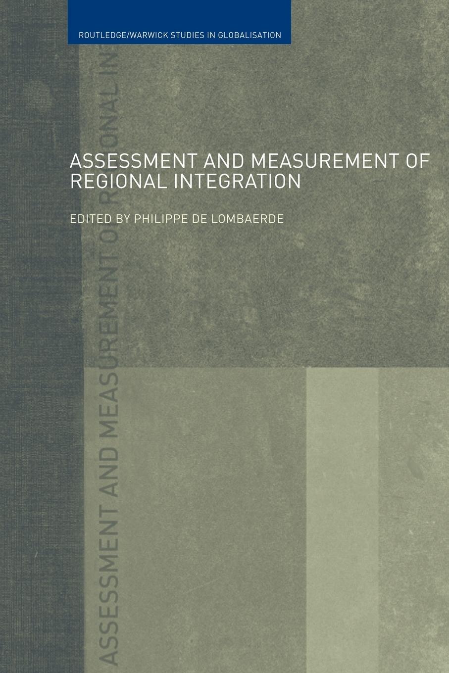 Vorderes Coverbild Assessment and Measurement of Regional Integration