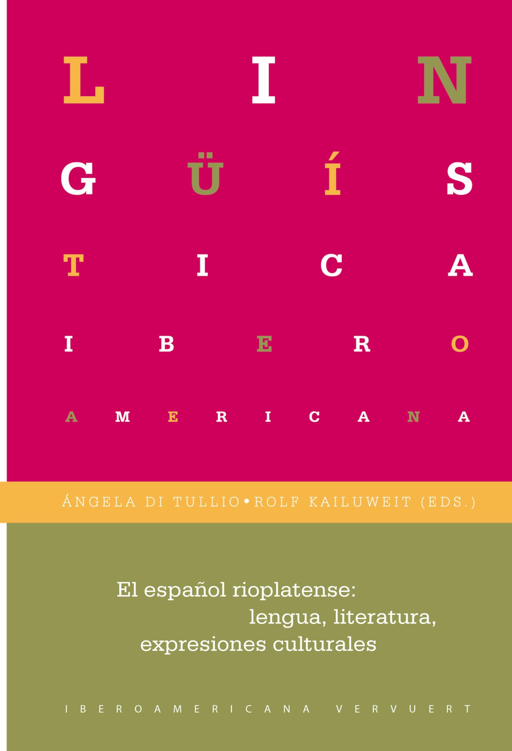 Vorderes Coverbild El español rioplatense