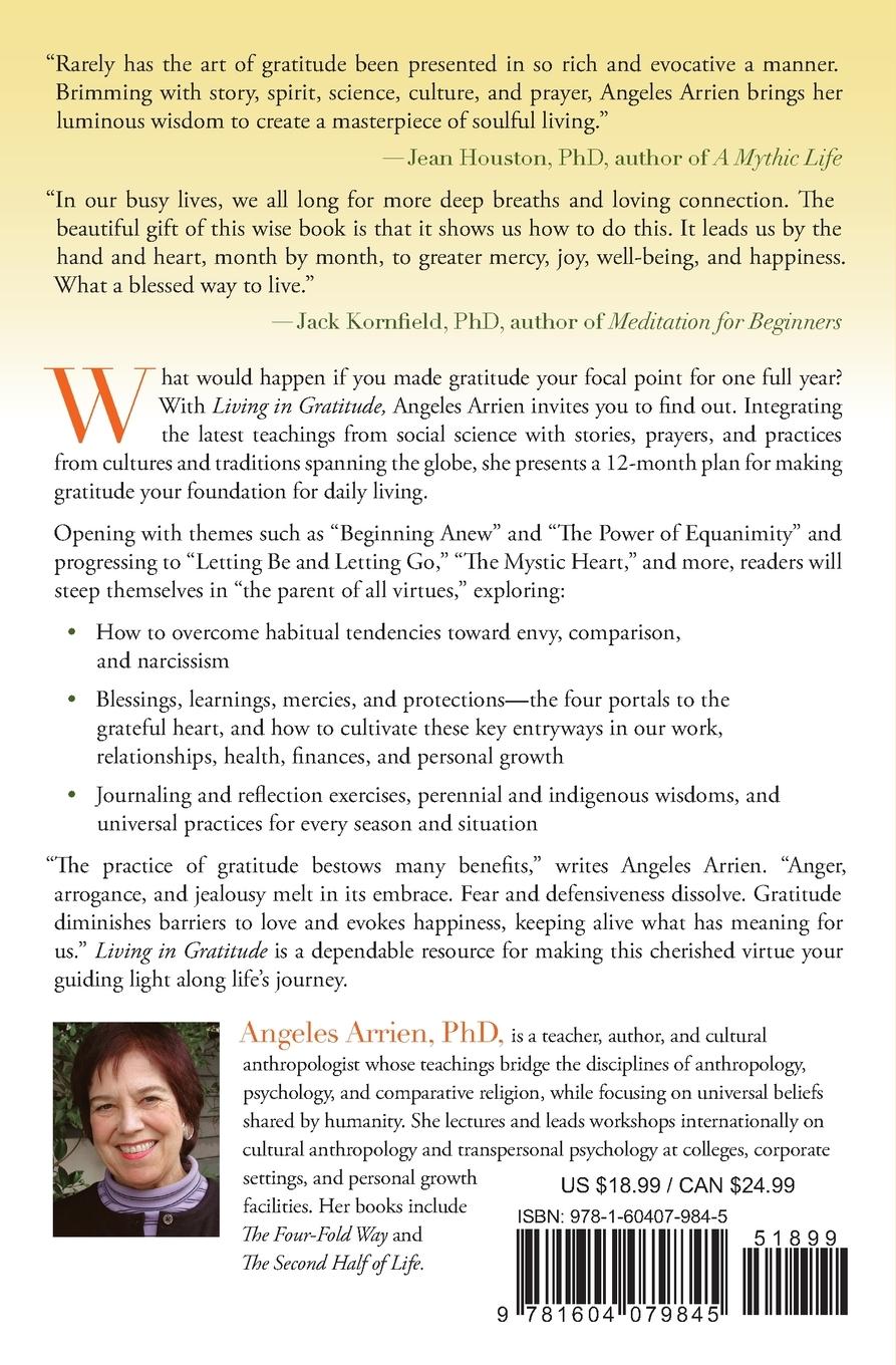 Rückseitencover Living In Gratitude