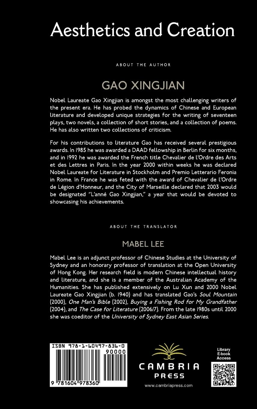 Rückseitencover Gao Xingjian