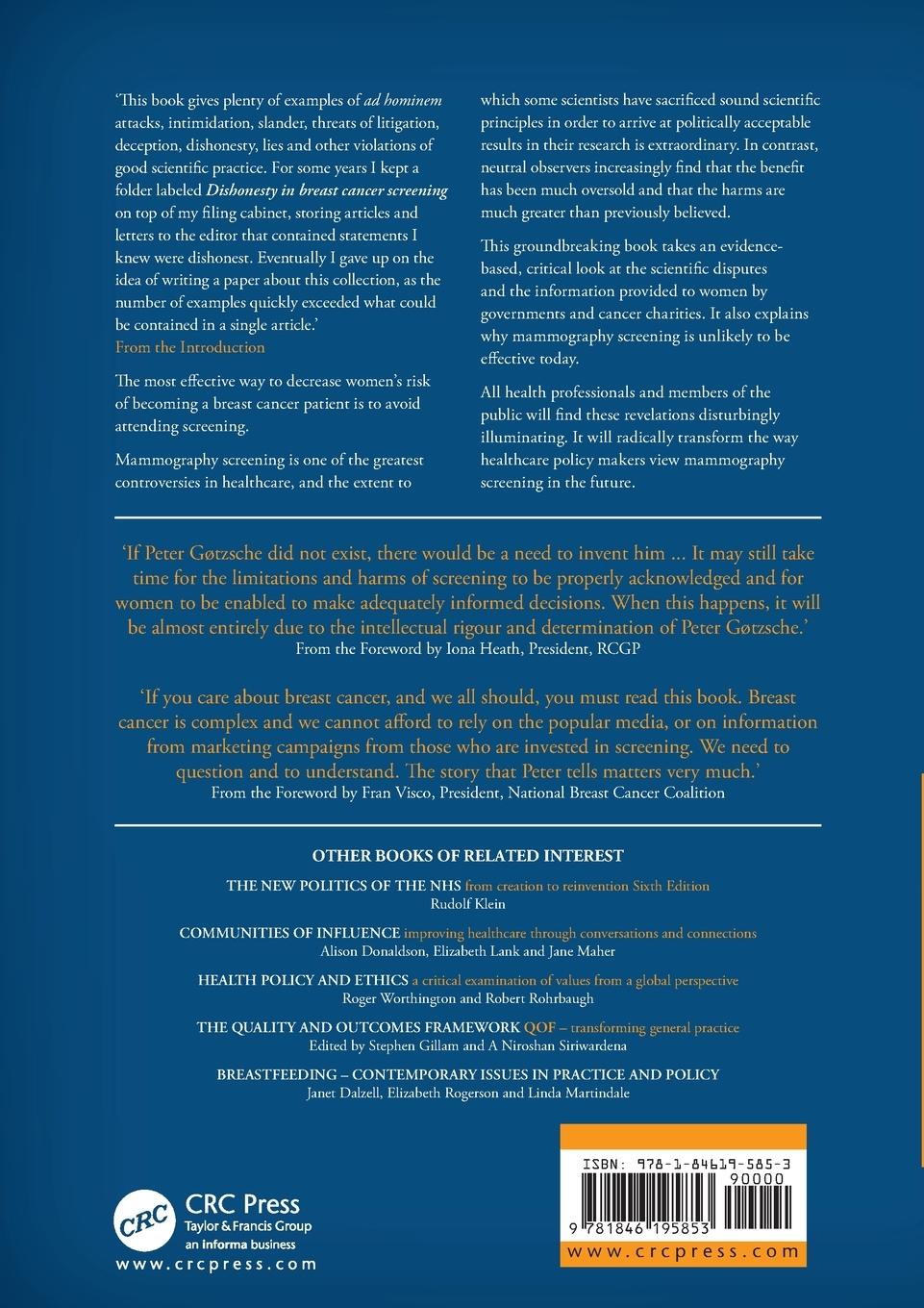 Rückseitencover Mammography Screening