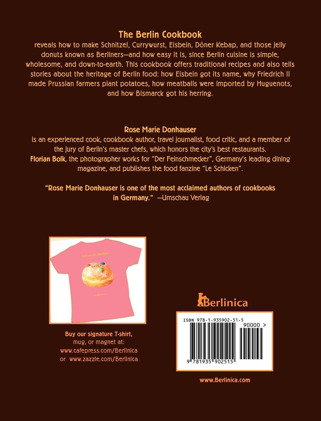 Rückseitencover The Berlin Cookbook (Hardcover)