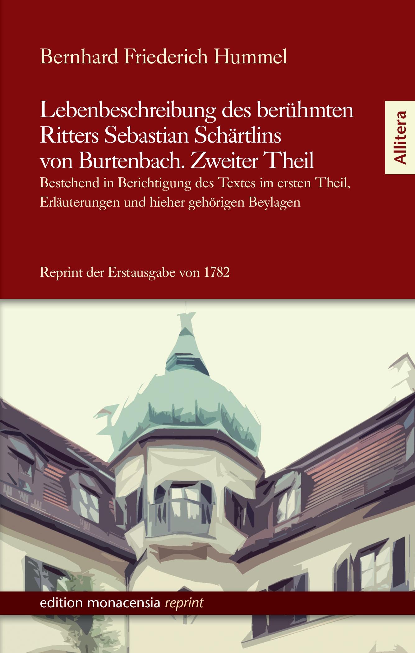Vorderes Coverbild Lebenbeschreibung des berühmten Ritters Sebastian Schärtlins von Burtenbach. Zweiter Theil