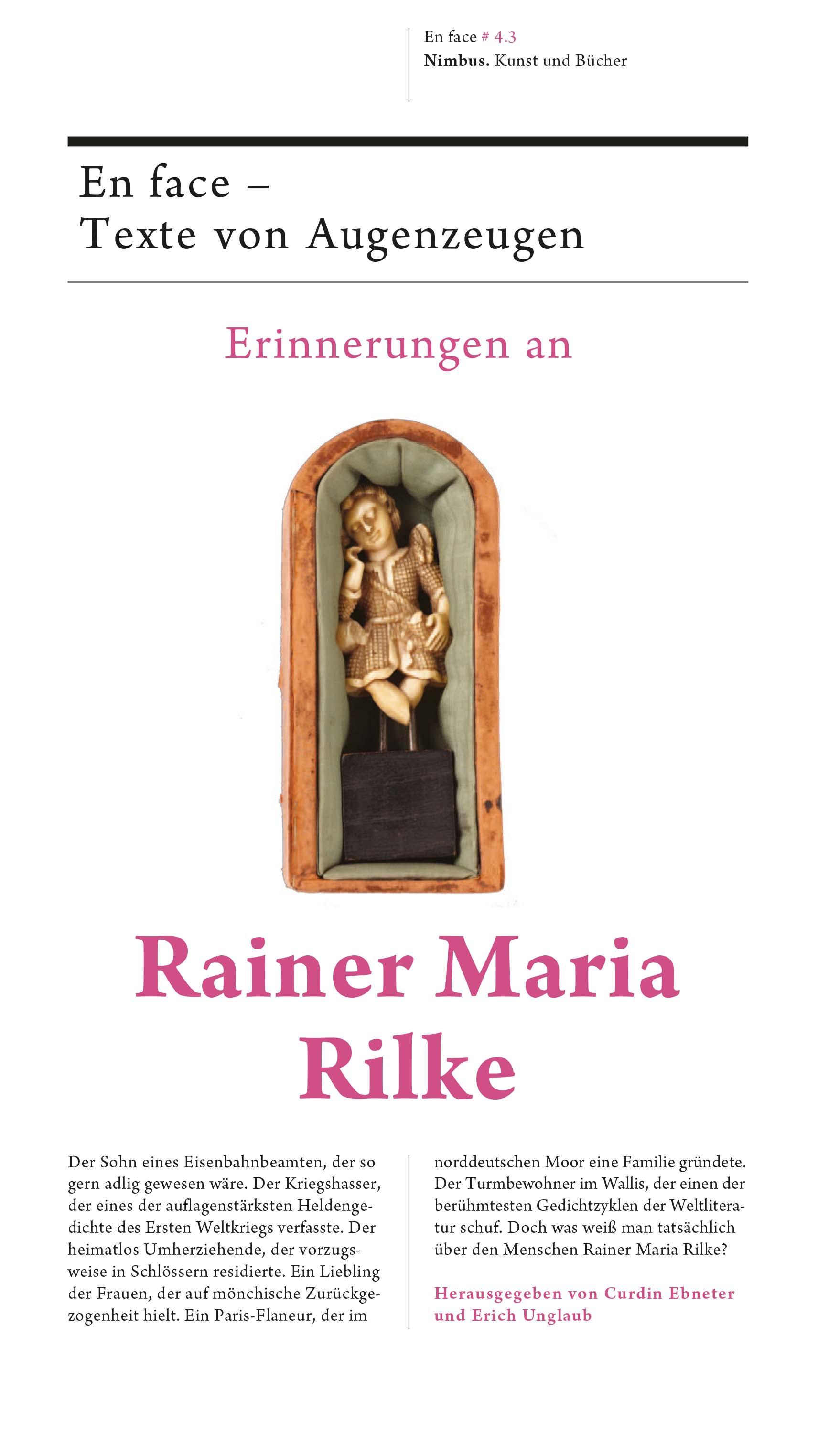Beispielinhalt (Bild) Erinnerungen an Rainer Maria Rilke