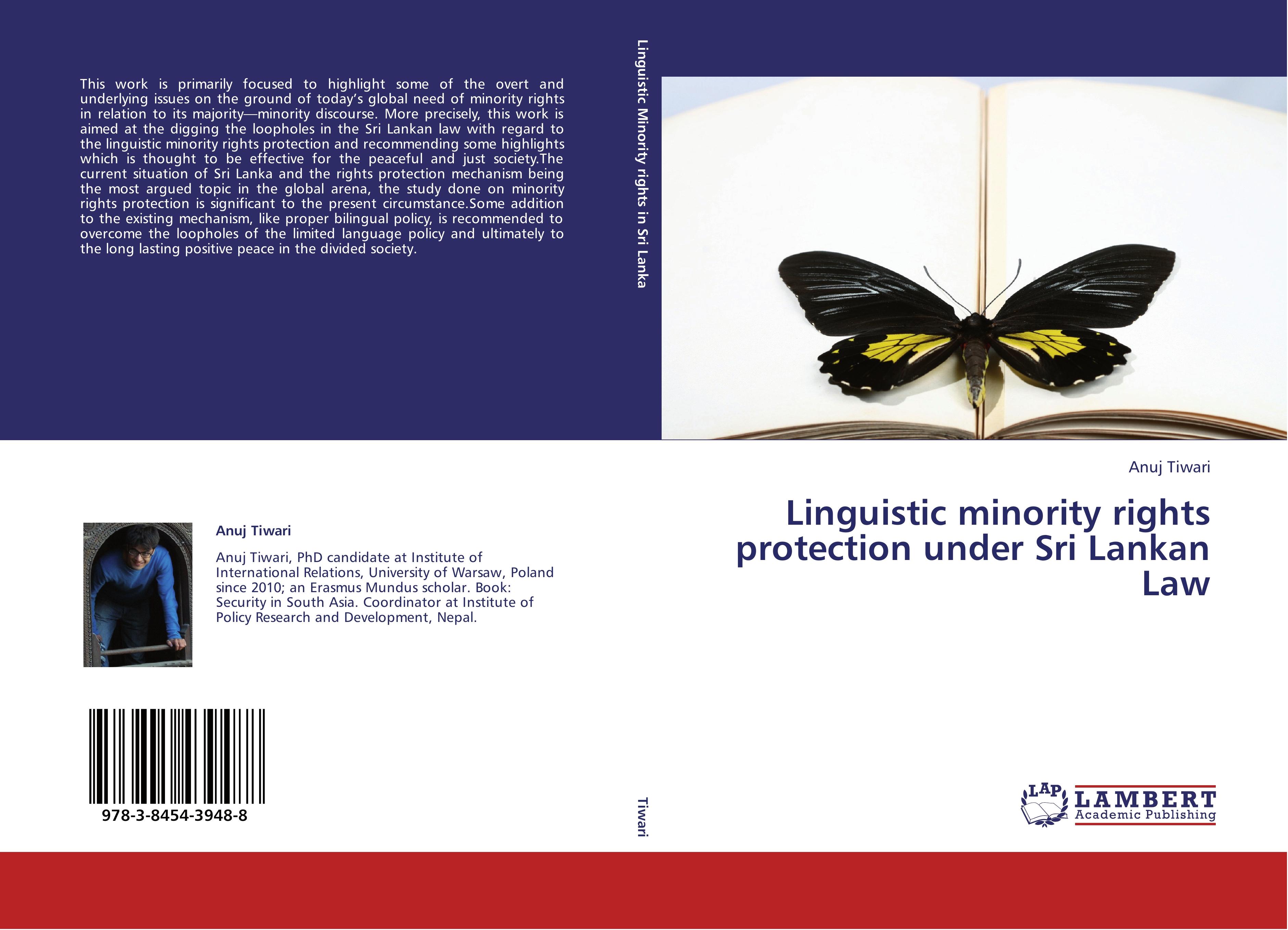 Vorderes Coverbild Linguistic minority rights protection under Sri Lankan Law