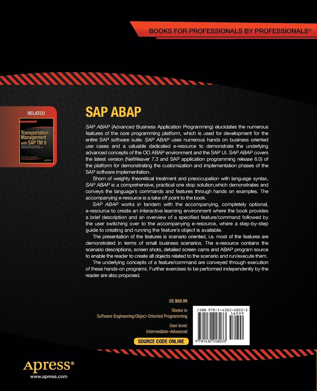 Rückseitencover SAP ABAP