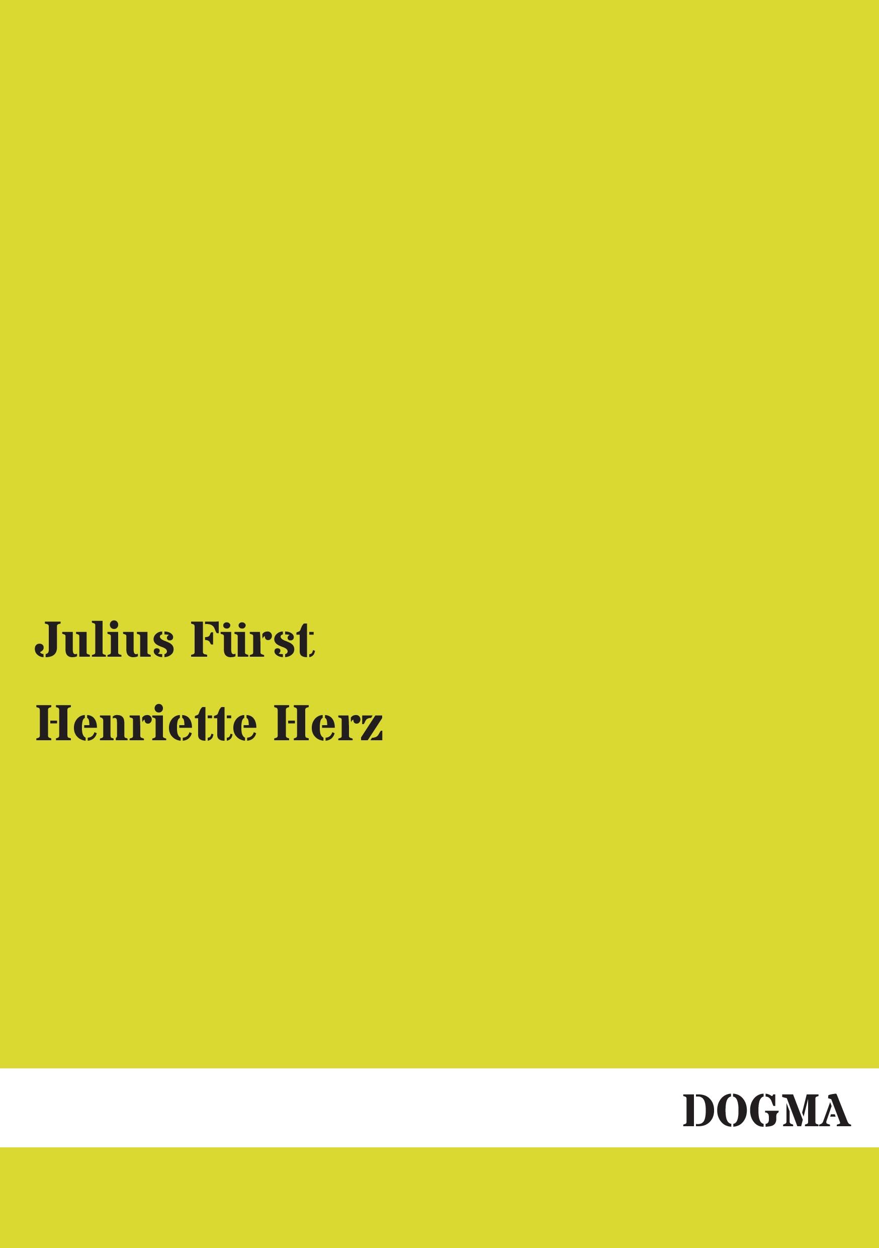 Vorderes Coverbild Henriette Herz
