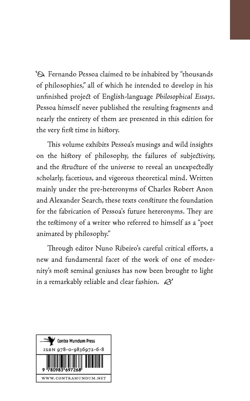 Rückseitencover Philosophical Essays