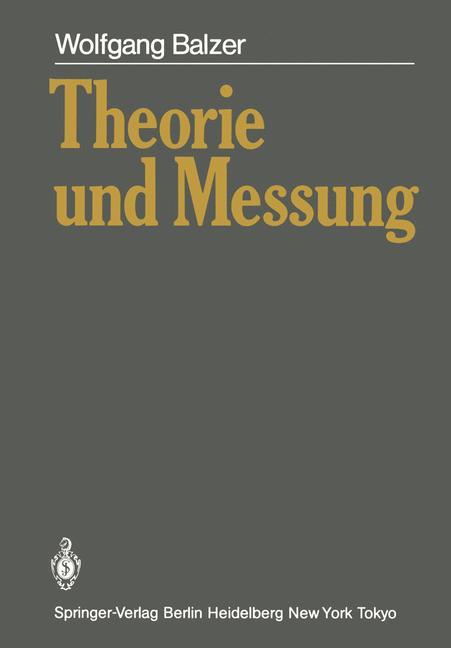 Vorderes Coverbild Theorie und Messung