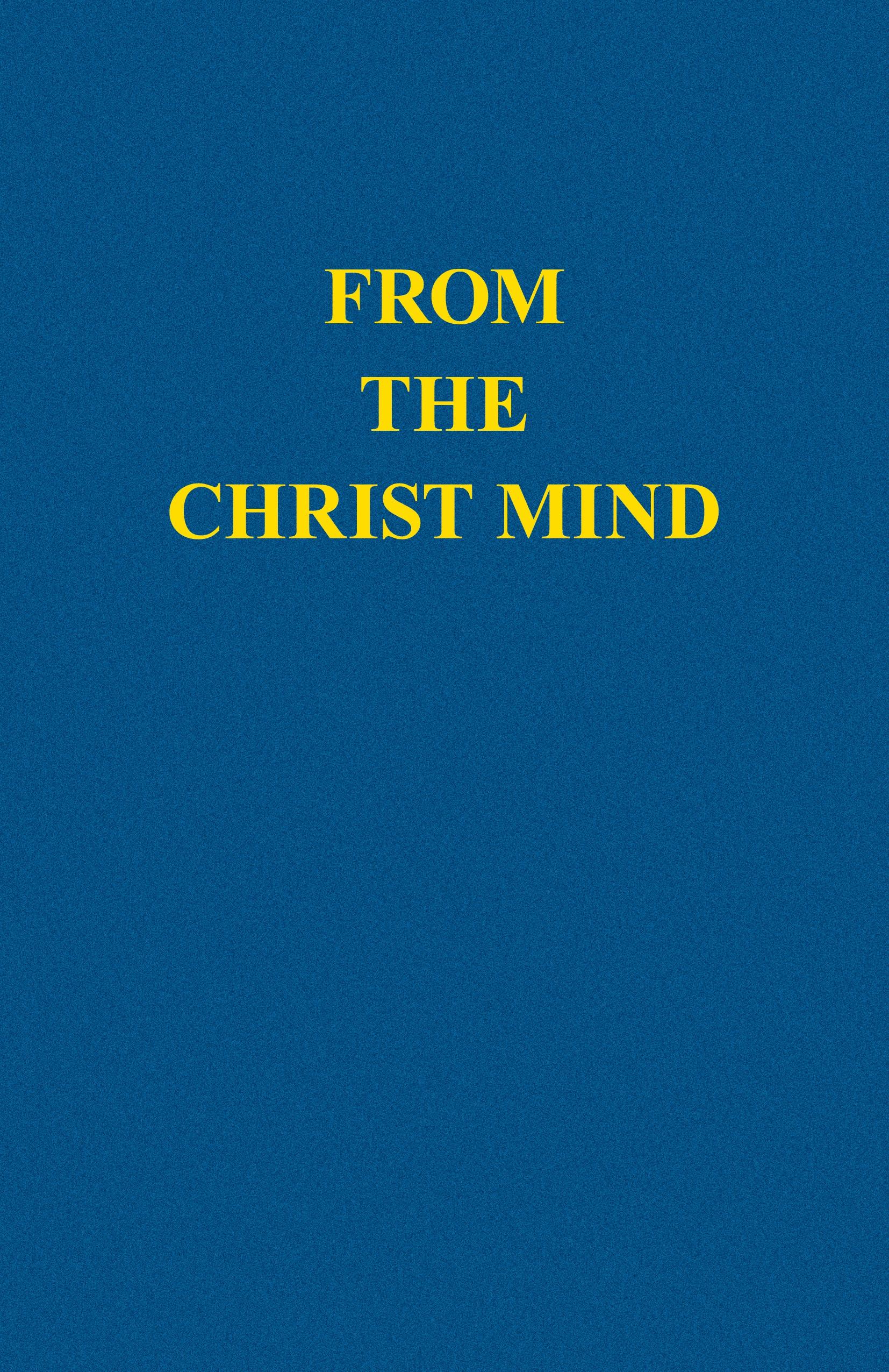 Vorderes Coverbild From the Christ Mind